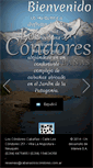 Mobile Screenshot of cabanasloscondores.com.ar